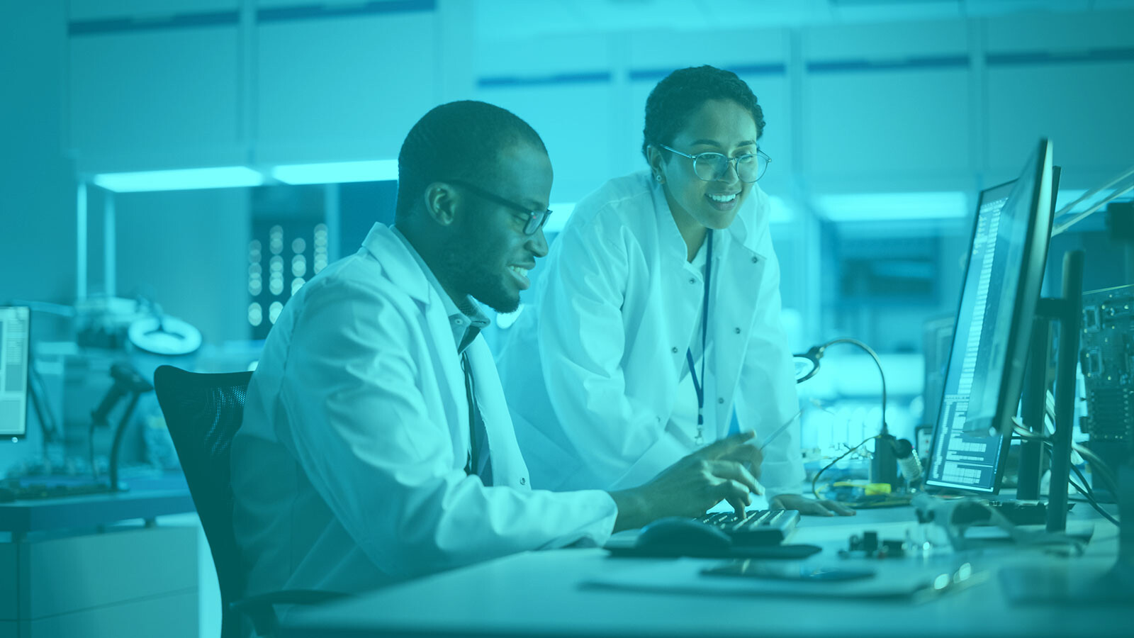 Photo of Scientist Collaborating